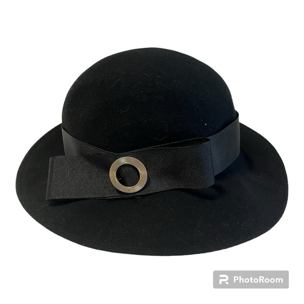 Vintage 100% Wool Doeskin Felt women’s bowler hat